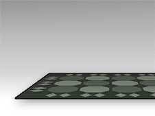 幾何学模様の絨毯