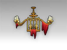 堅牢なシャンデリア