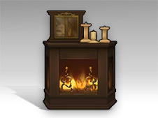 クラシカルな暖炉
