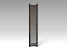 蜀風刺繍の細衝立