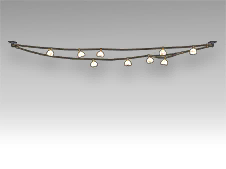 エーギル風貝殻照明