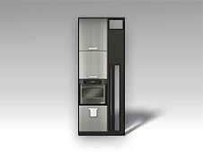 直立型厨房用品収納